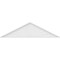 Ekena Millwork Peaked Cap Sunburst Architectural Grade PVC Pediment, 84"W x 22"H x 2"P (Pitch 6/12) PEDPS084X220PKC01 - alternate 5